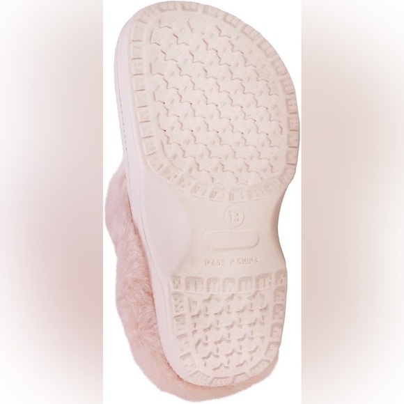 Juicy Couture Faux Fur Clogs Cora Q-Blush Pink Slide-On Mules Womens 9​ - Picture 6 of 8